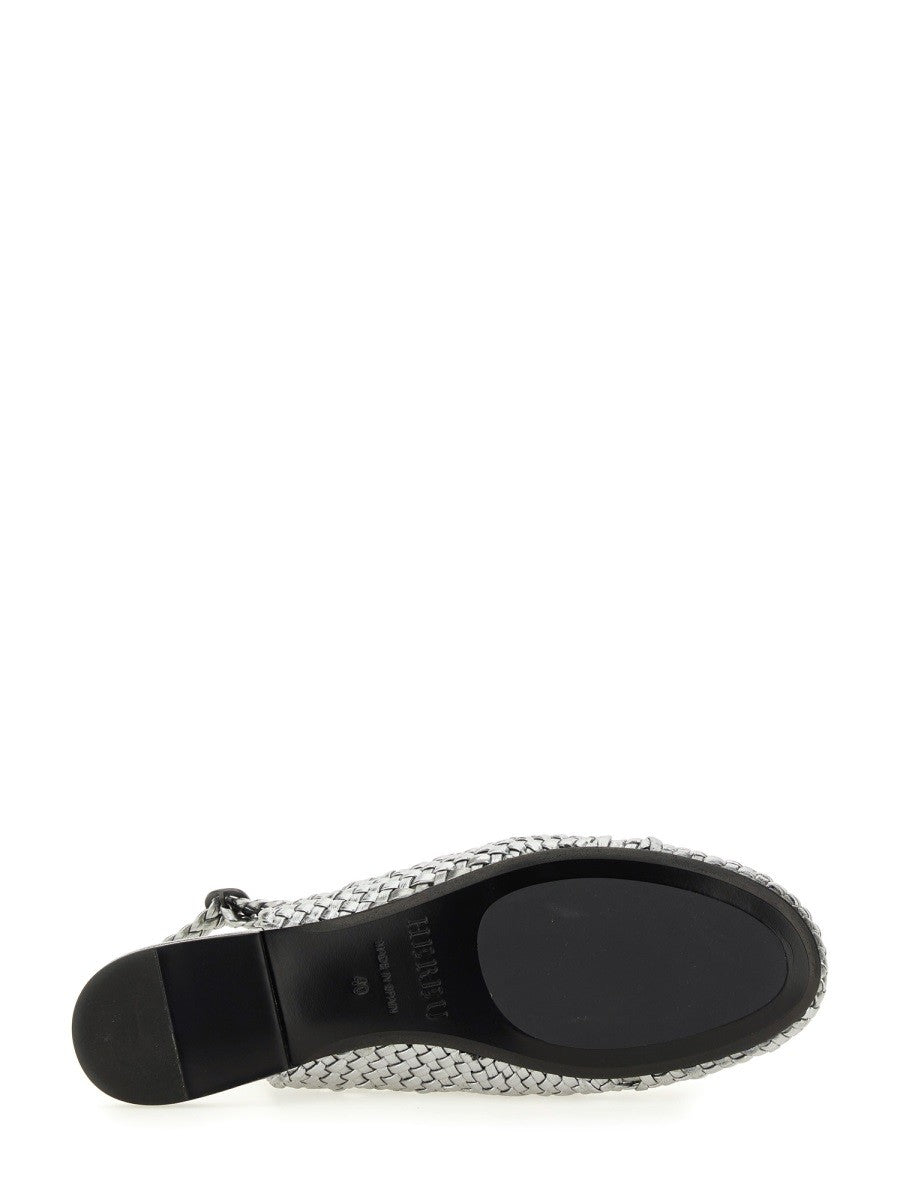 SLINGBACK SANDAL "EMPURIA METALLIC"
