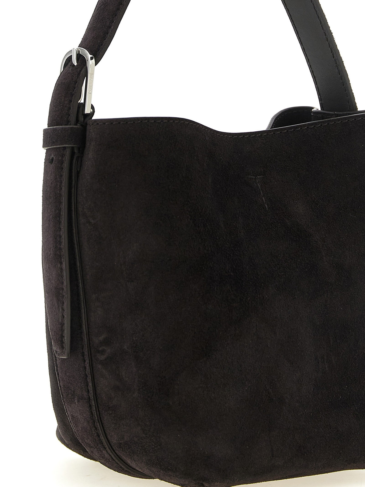 'Small Belted -suede Tote' handbag