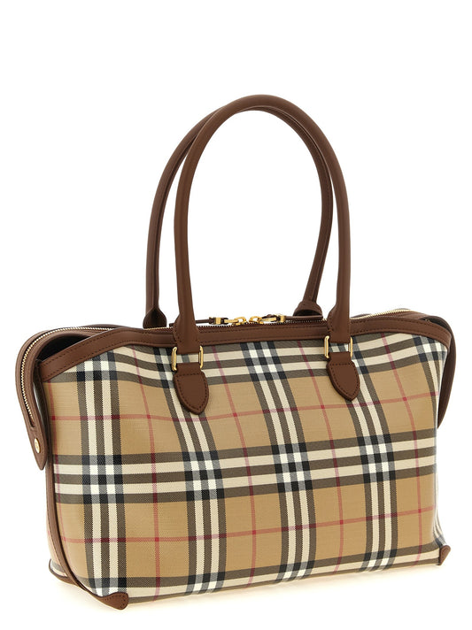 Small Check shopping bag