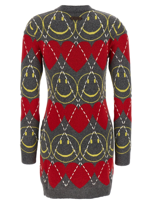 'Smiley®' wool dress