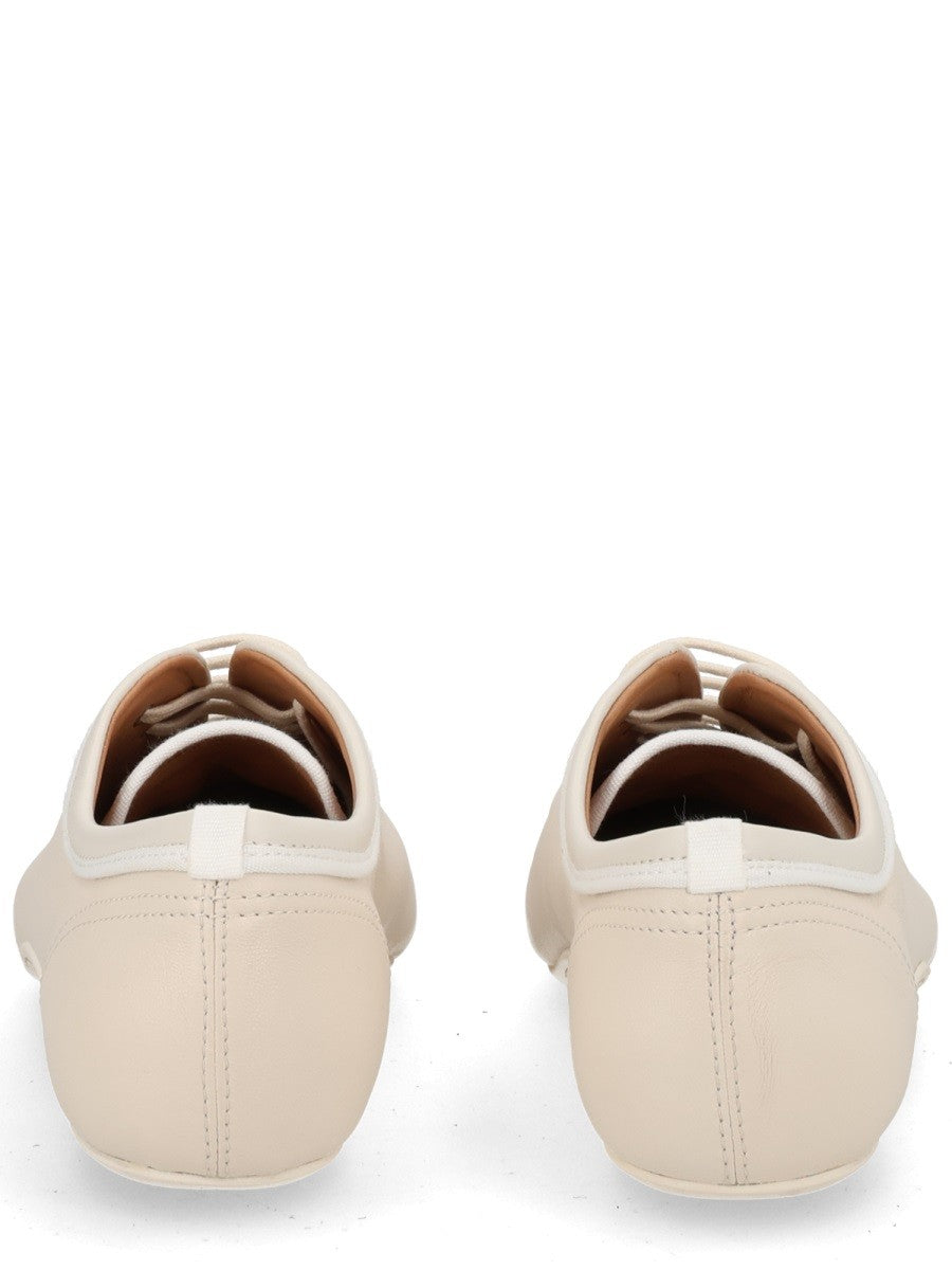 SNEAKER BALLERINA IN PELLE