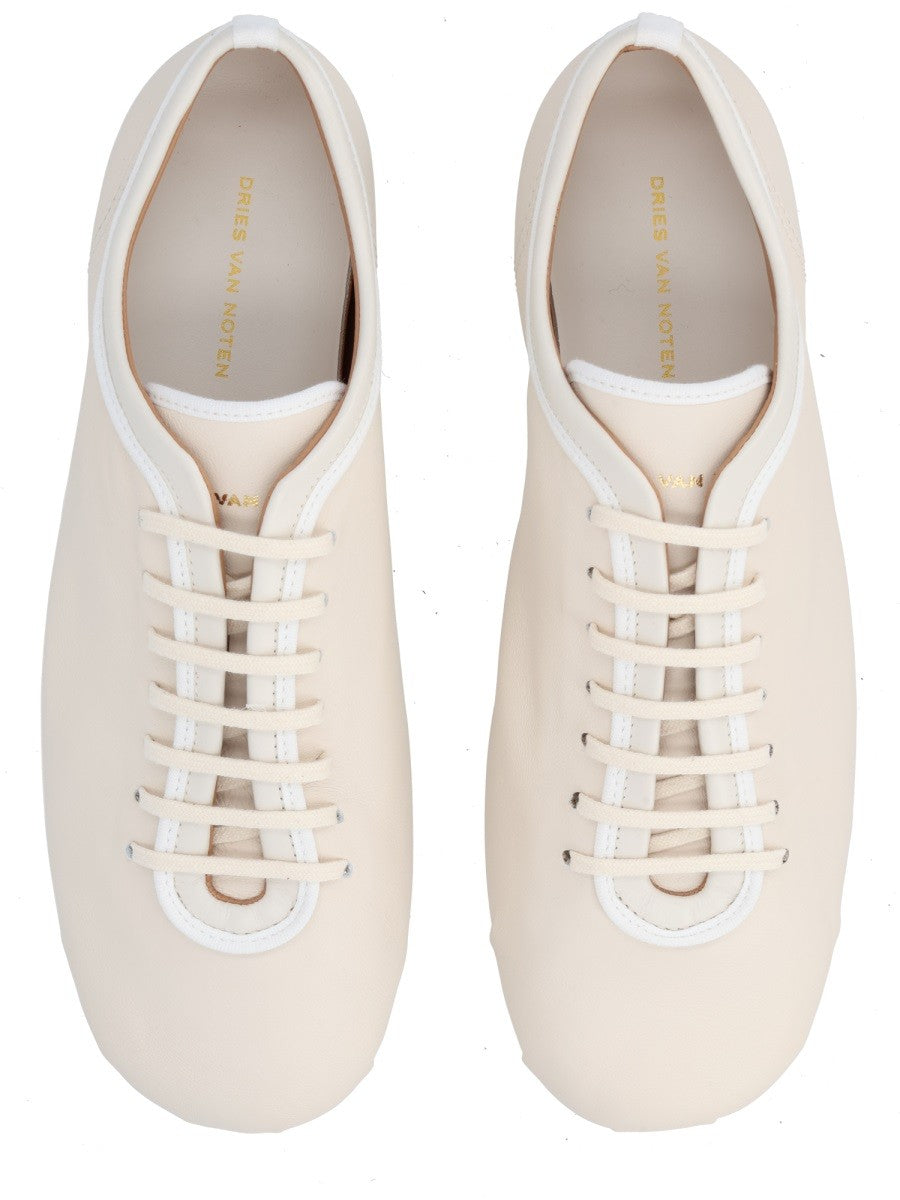 SNEAKER BALLERINA IN PELLE