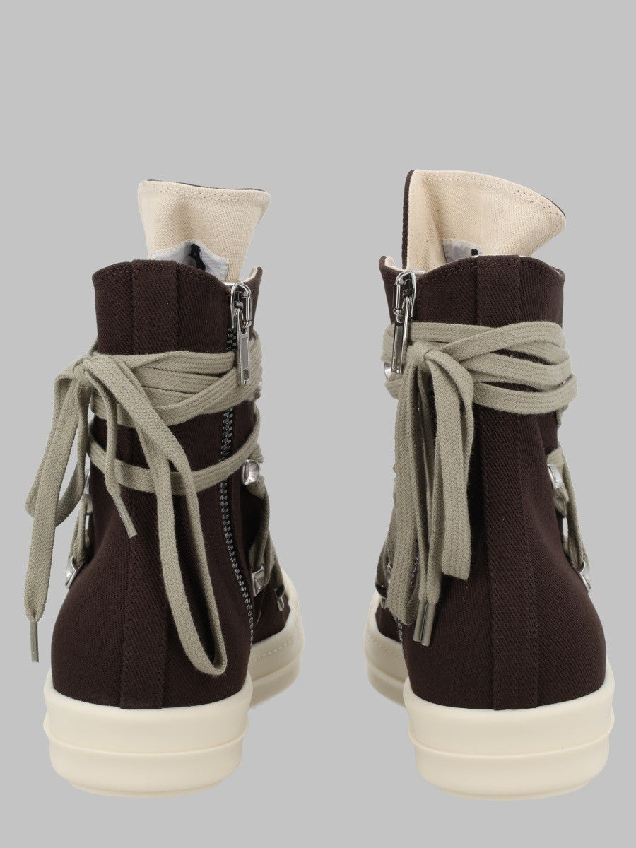 SNEAKER IN DENIM "MEGALACE"