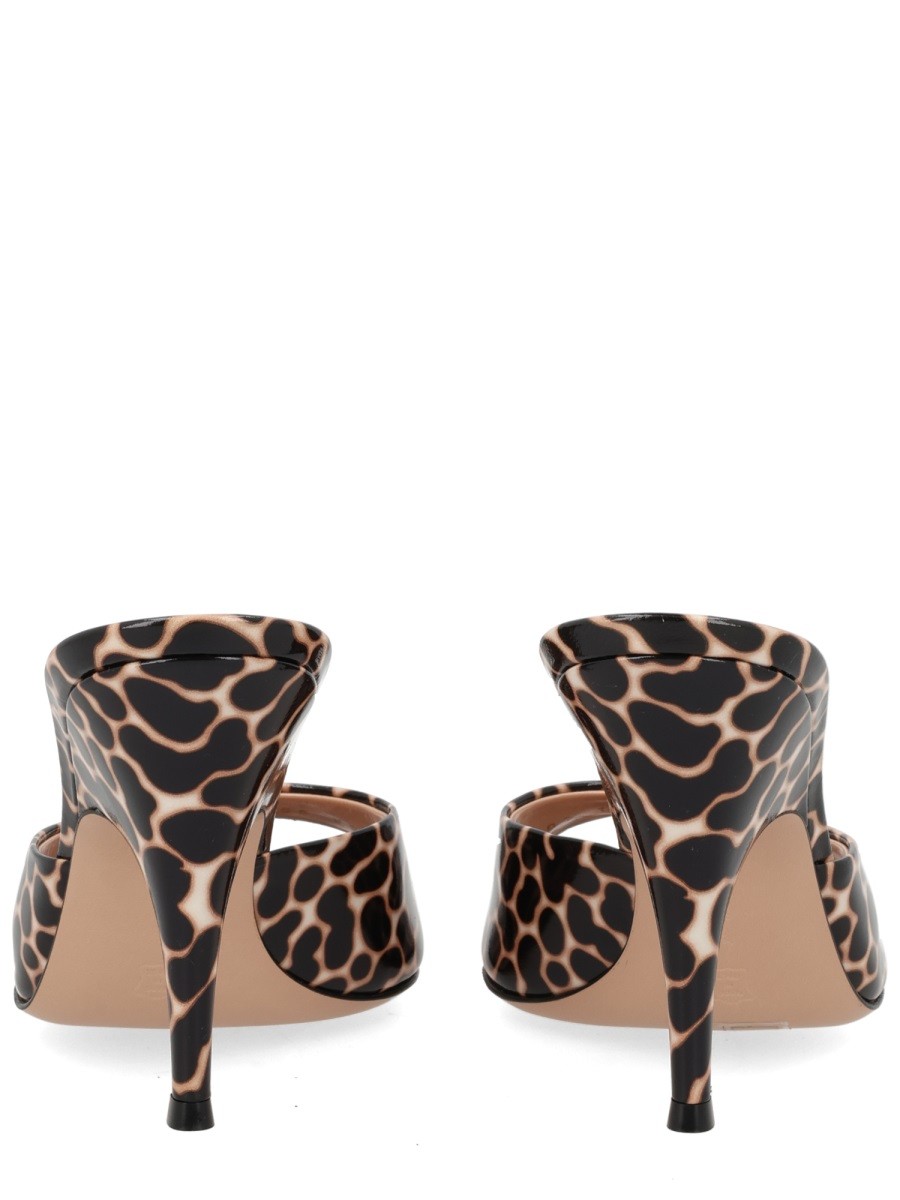 "SOFIA" MULE WITH HEEL