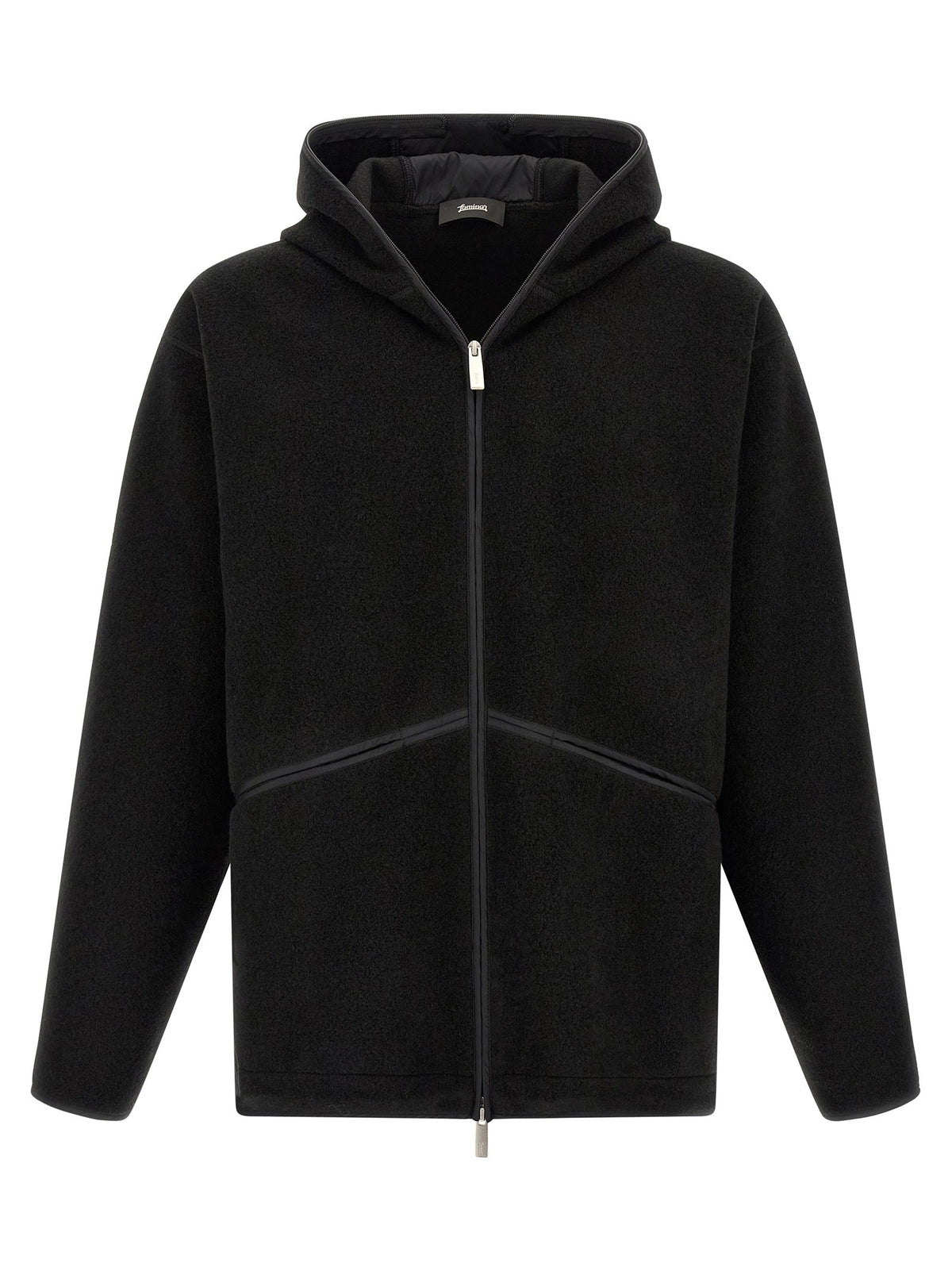 Soft hooded jacket