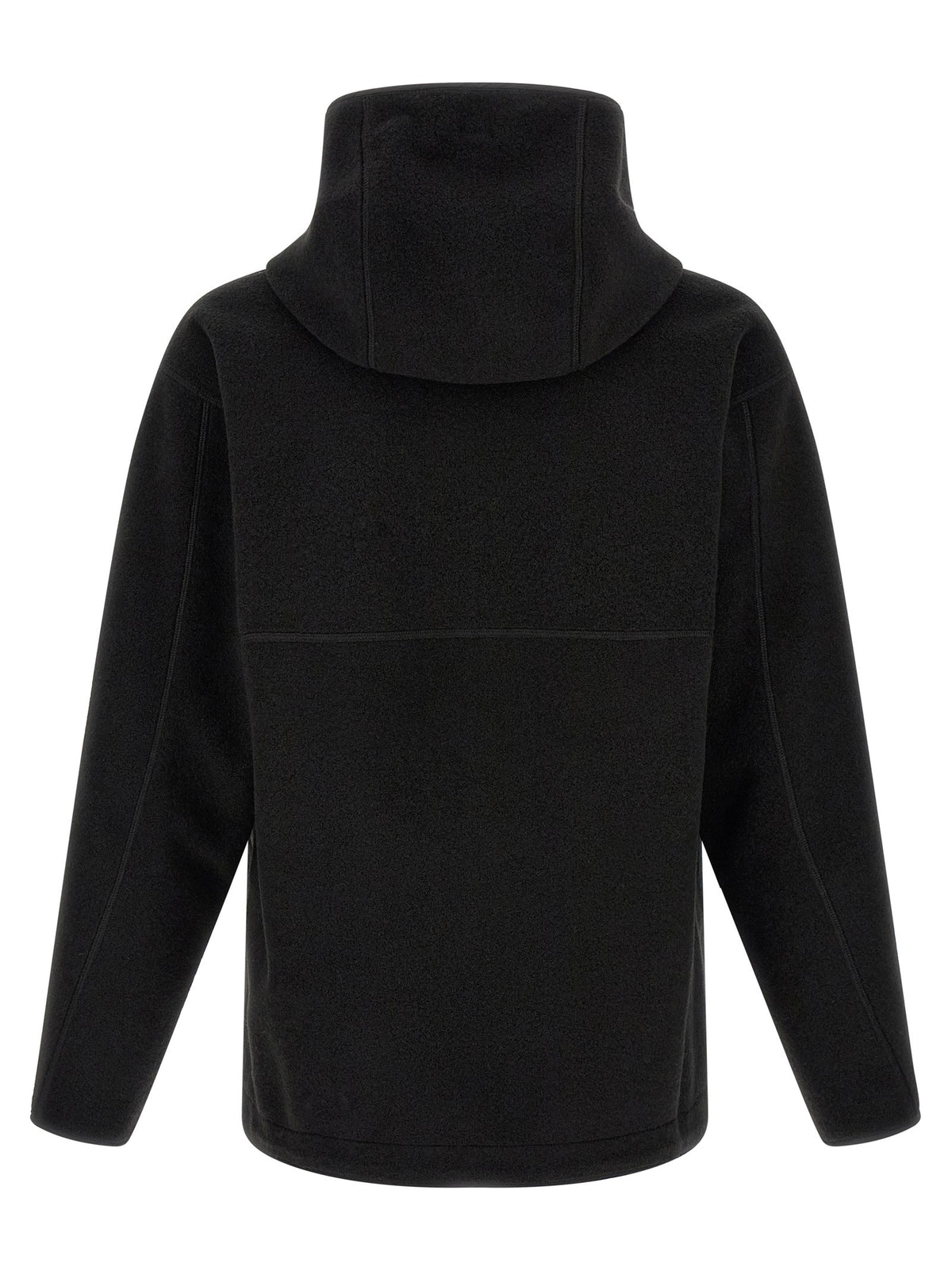 Soft hooded jacket