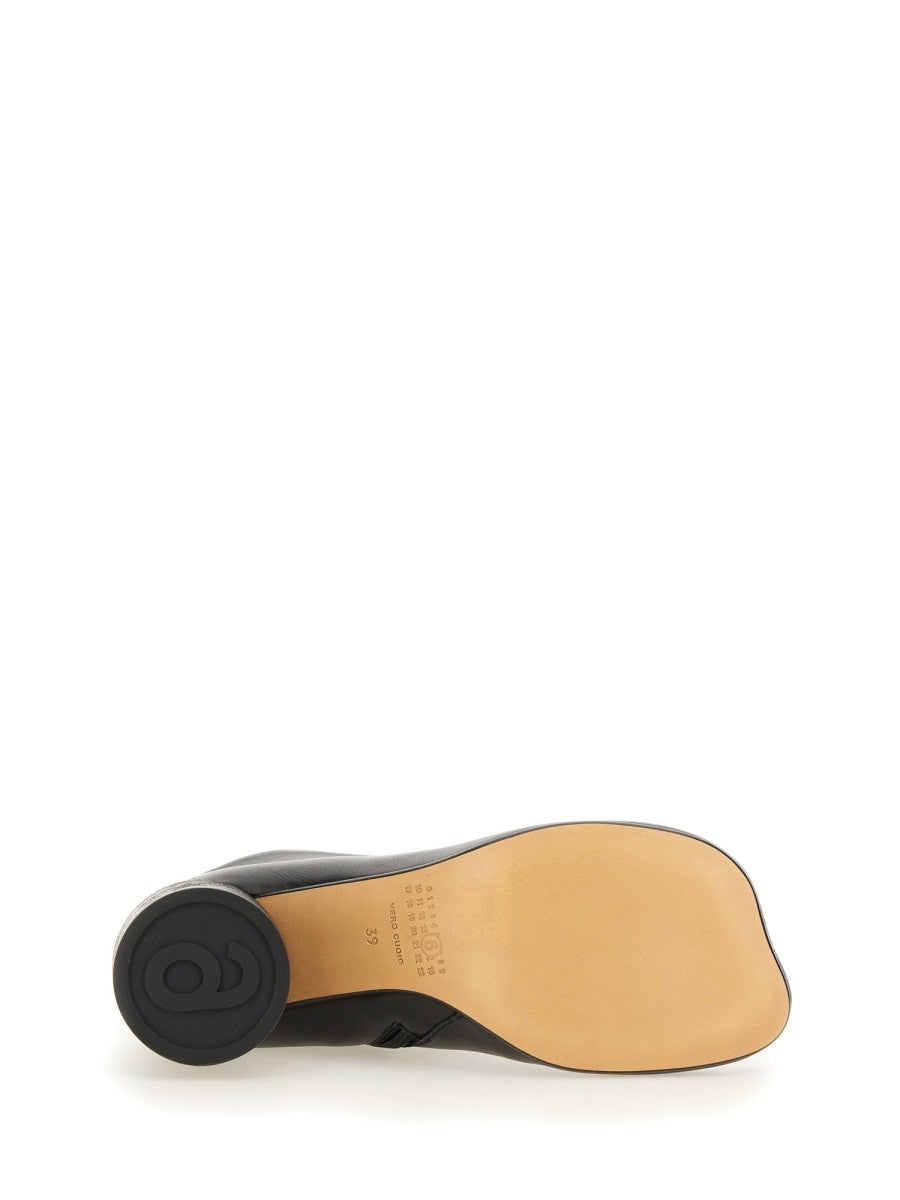STIVALETTO ANATOMICO IN PELLE