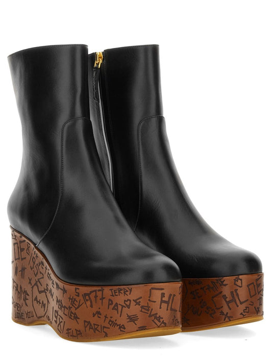 Stivaletto con Zeppa "Maxime"