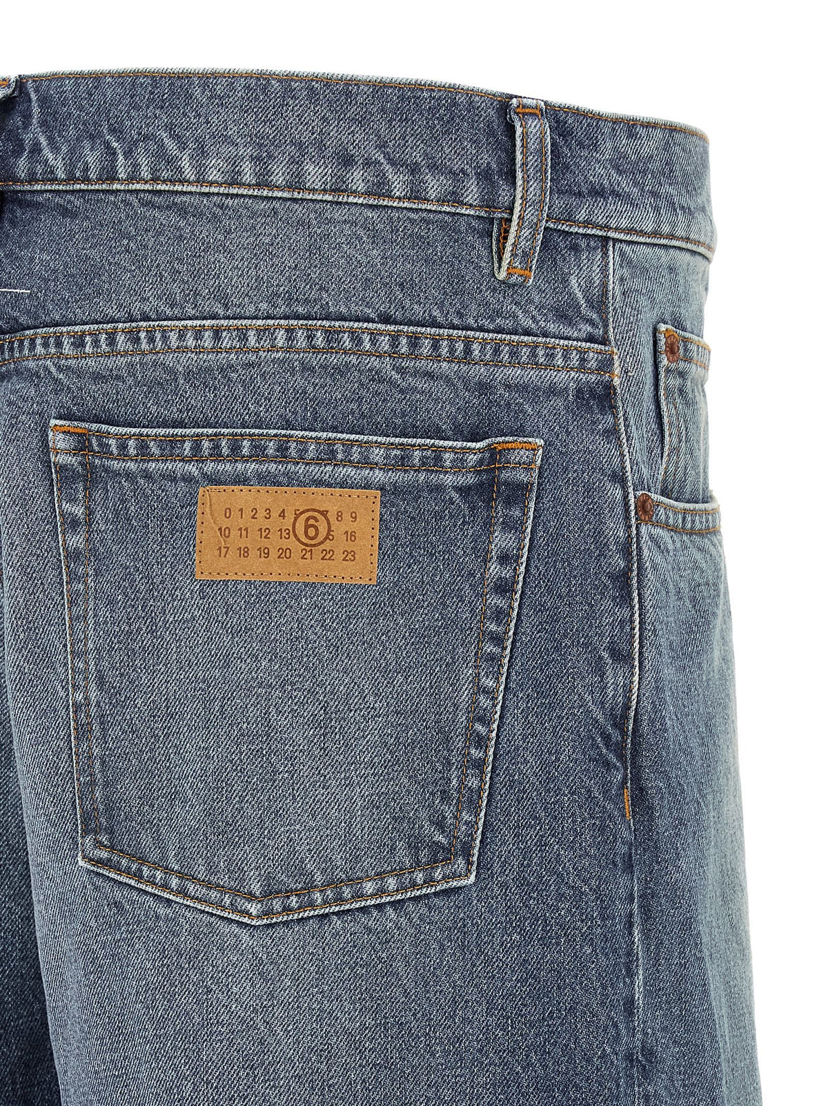 Cotton jeans with Numeric Signature tag