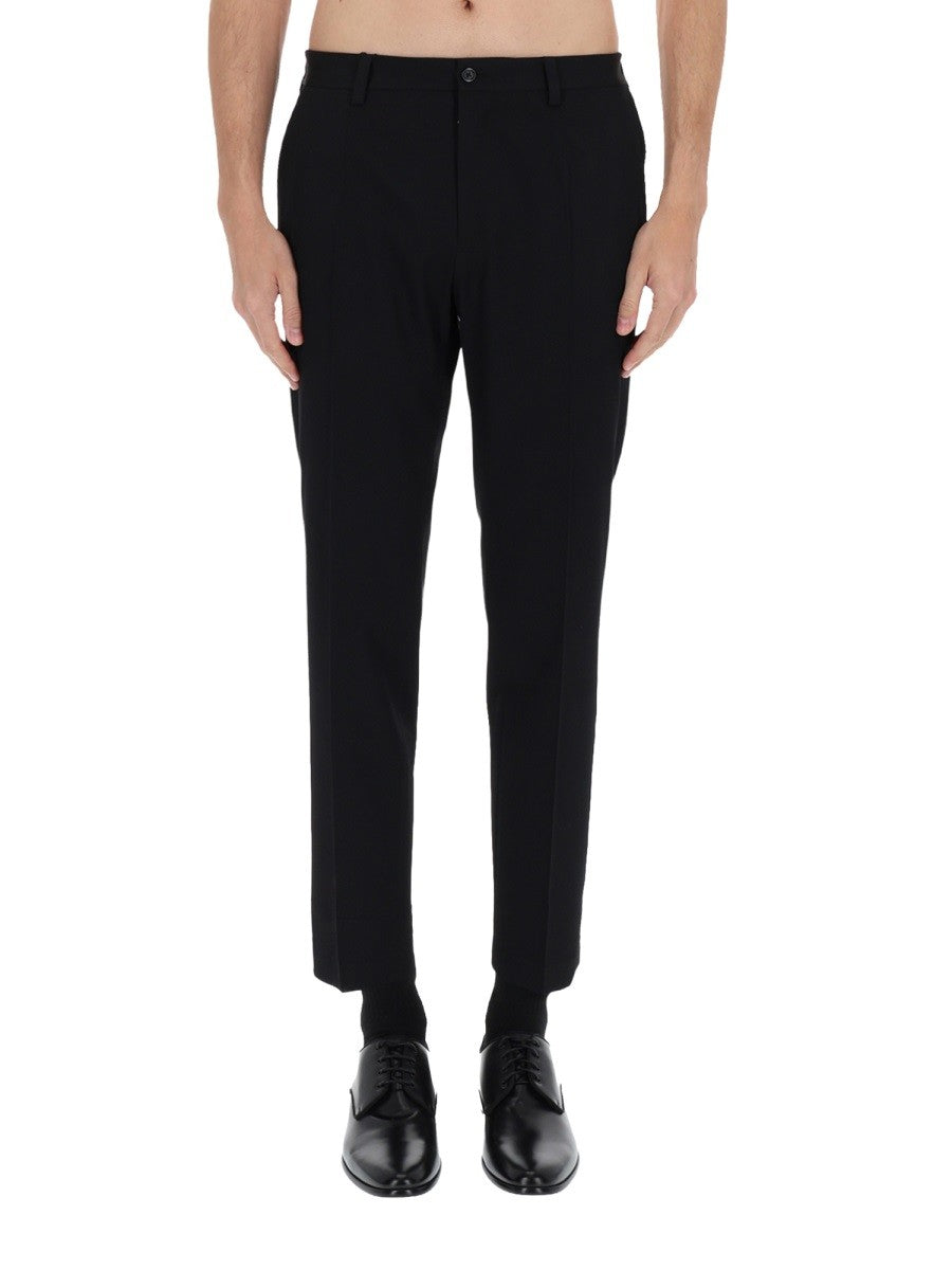 STRAIGHT WOOL PANTS