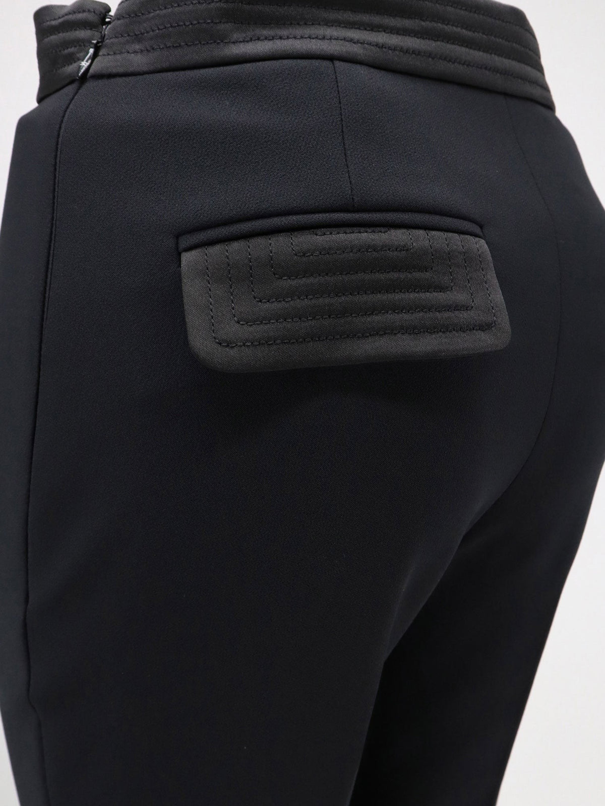 Stretch flared trousers