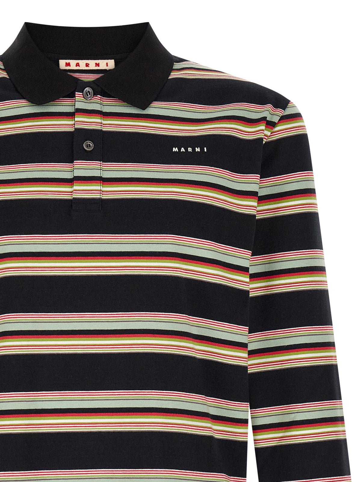 Striped polo shirt