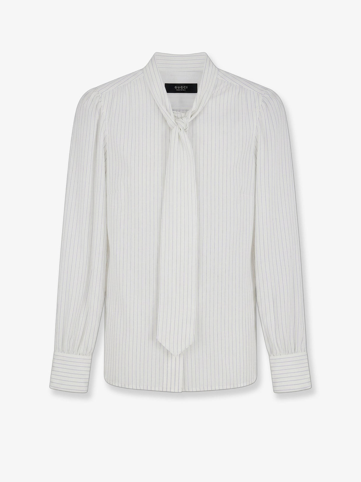 Striped silk shirt