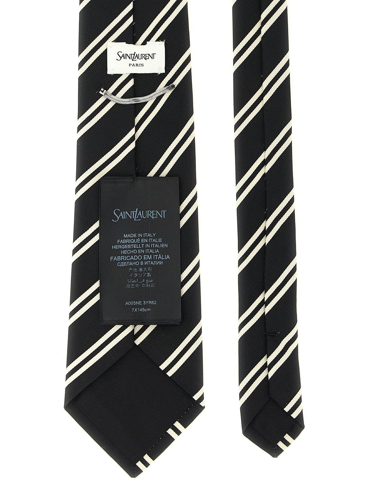 Striped tie