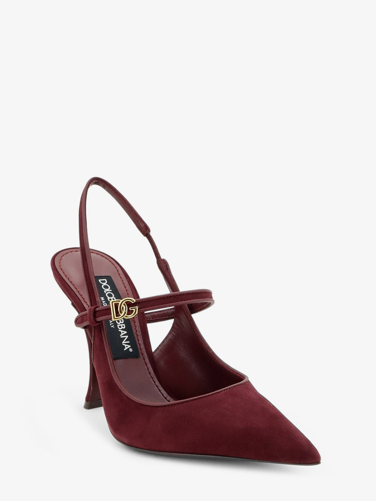 Suede décolleté