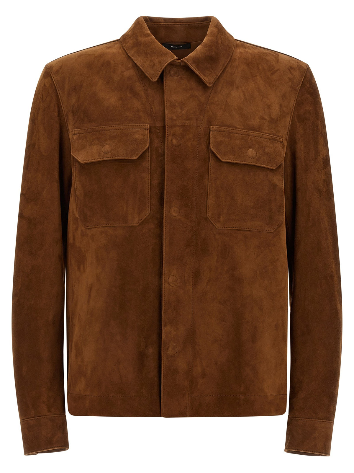 Suede overshirt