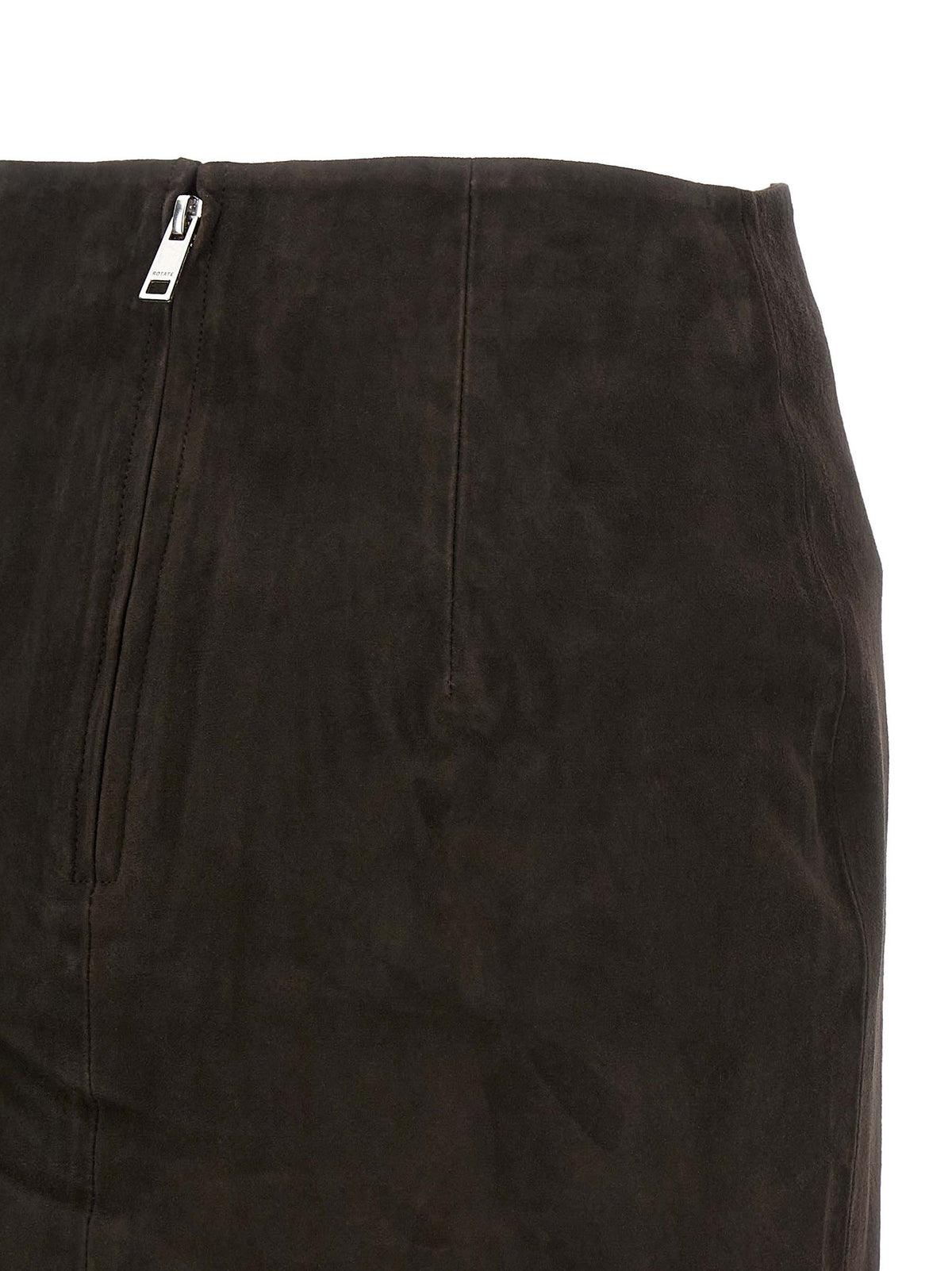 Suede skirt