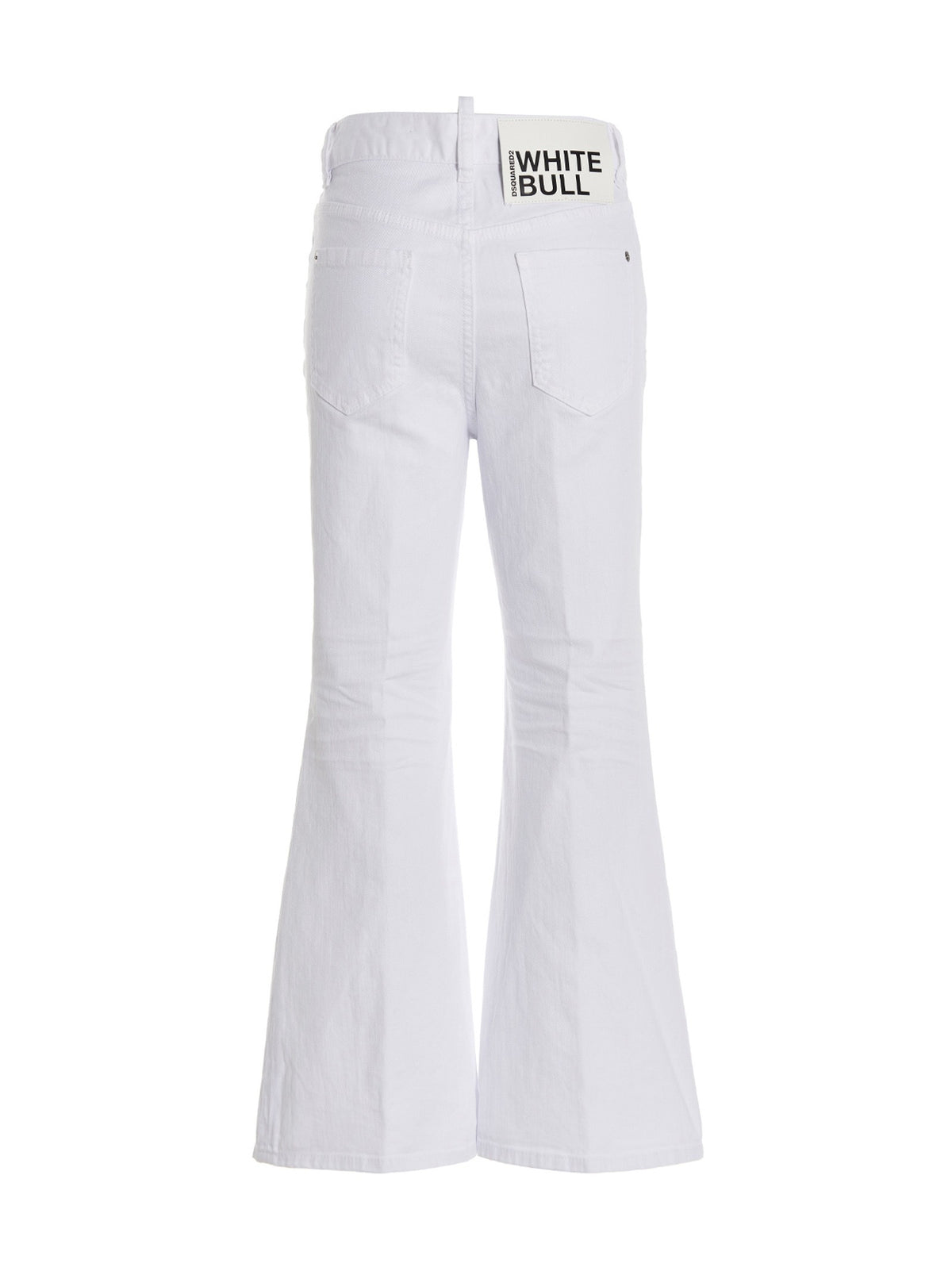 'Super Flared Cropped' jeans