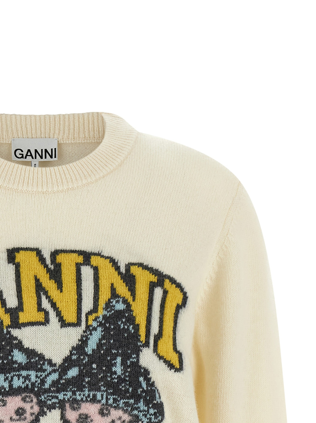 Sweater with intarsia