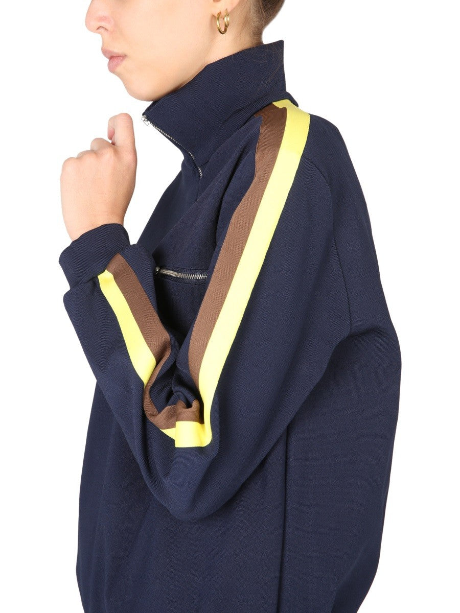 SWEATSHIRT WITH FRONT ZIPPER
