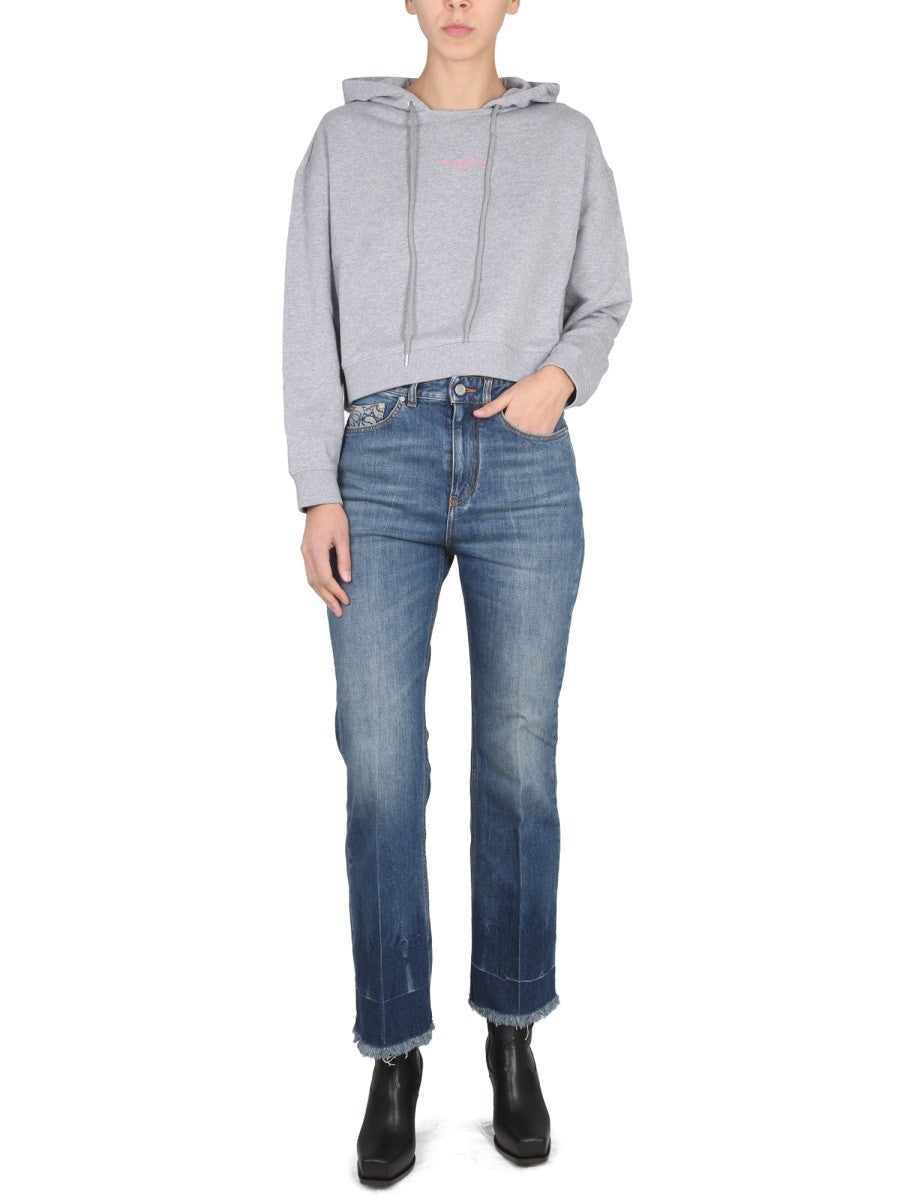 SWEATSHIRT WITH LOGO EMBROIDERY