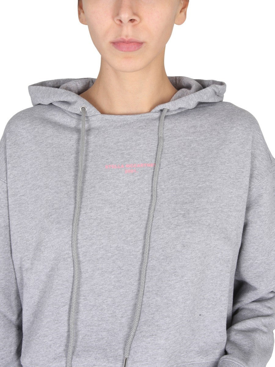 SWEATSHIRT WITH LOGO EMBROIDERY