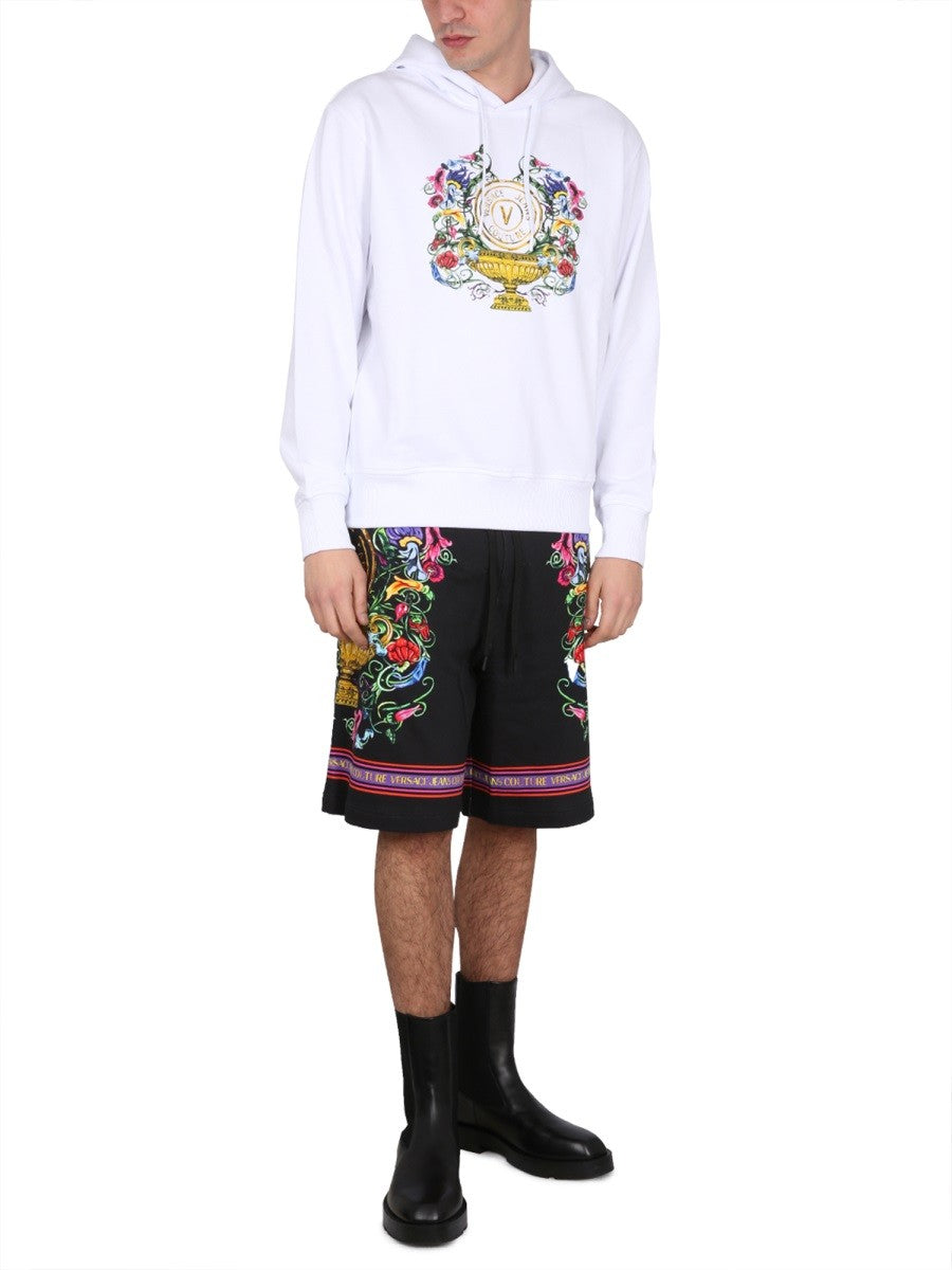 SWEATSHIRT WITH LOGO PRINT