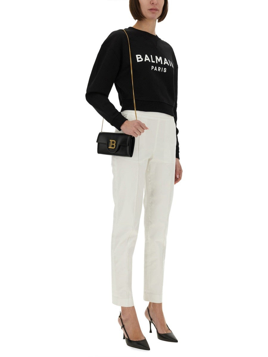 SWEATSHIRT WITH LOGO PRINT