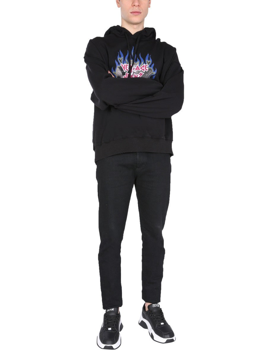 SWEATSHIRT WITH ROCK LOGO