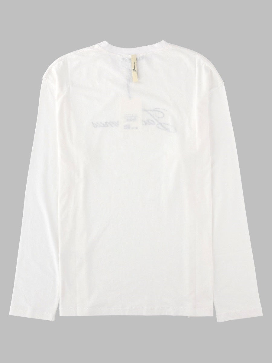 T-shirt a Maniche Lunghe con Logo Stampato