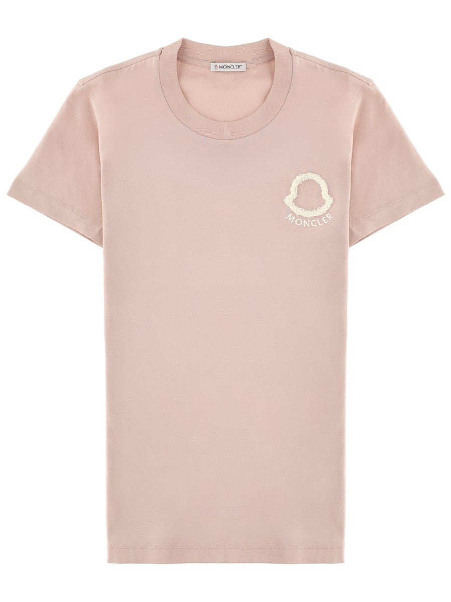 T-SHIRT CON LOGO RICAMATO