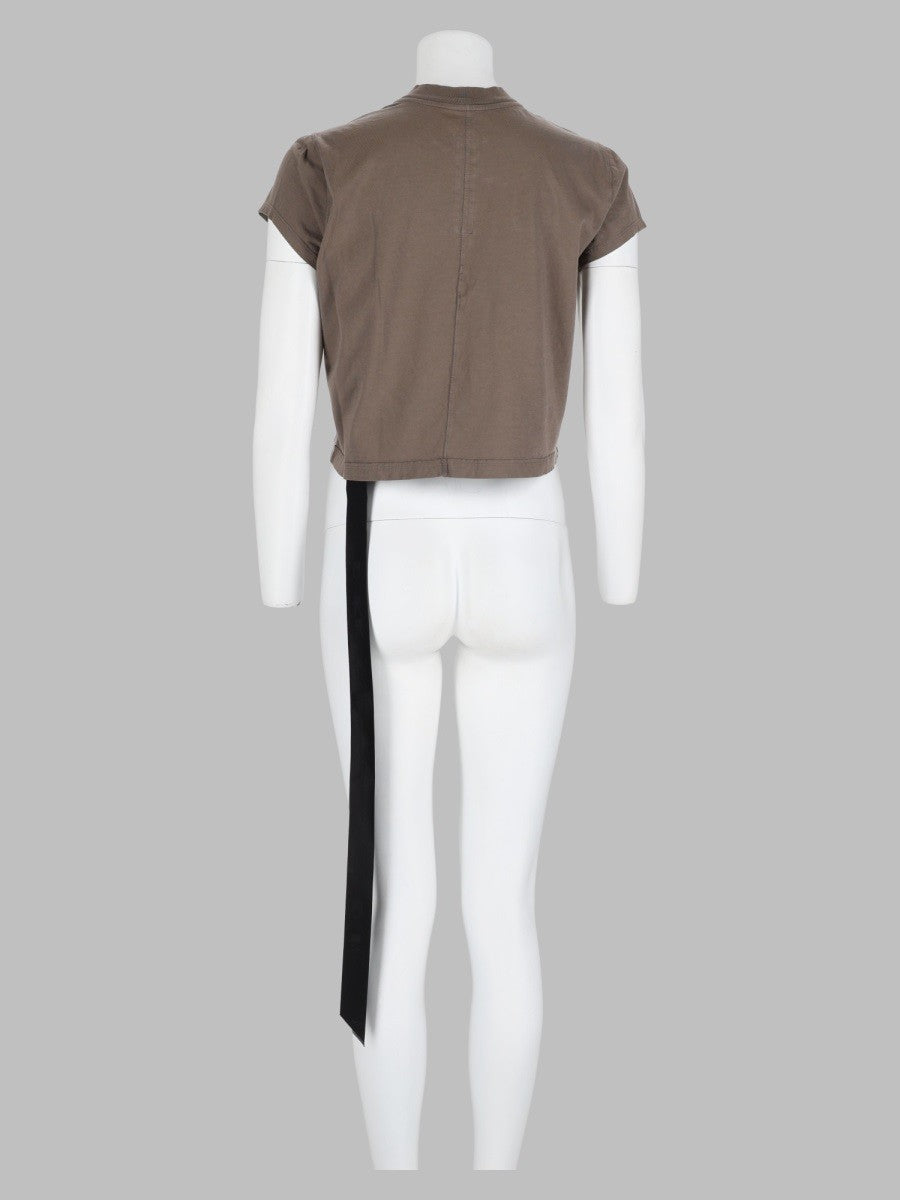 T-Shirt Cropped In Cotone