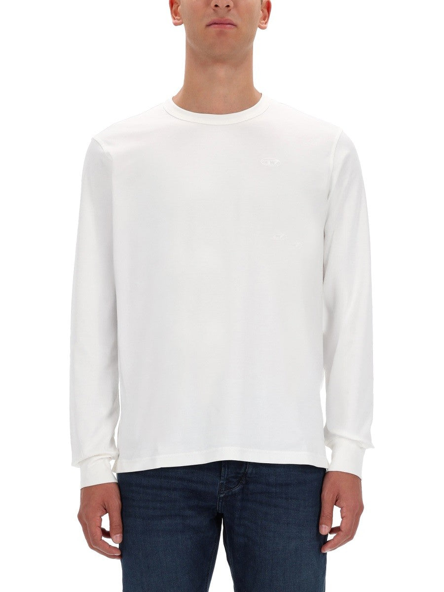 T-SHIRT WITH EMBROIDERED LOGO