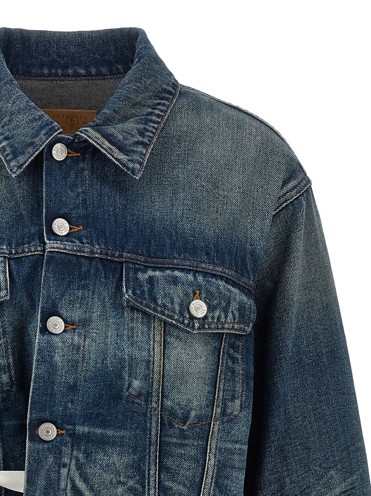 Tape denim jacket