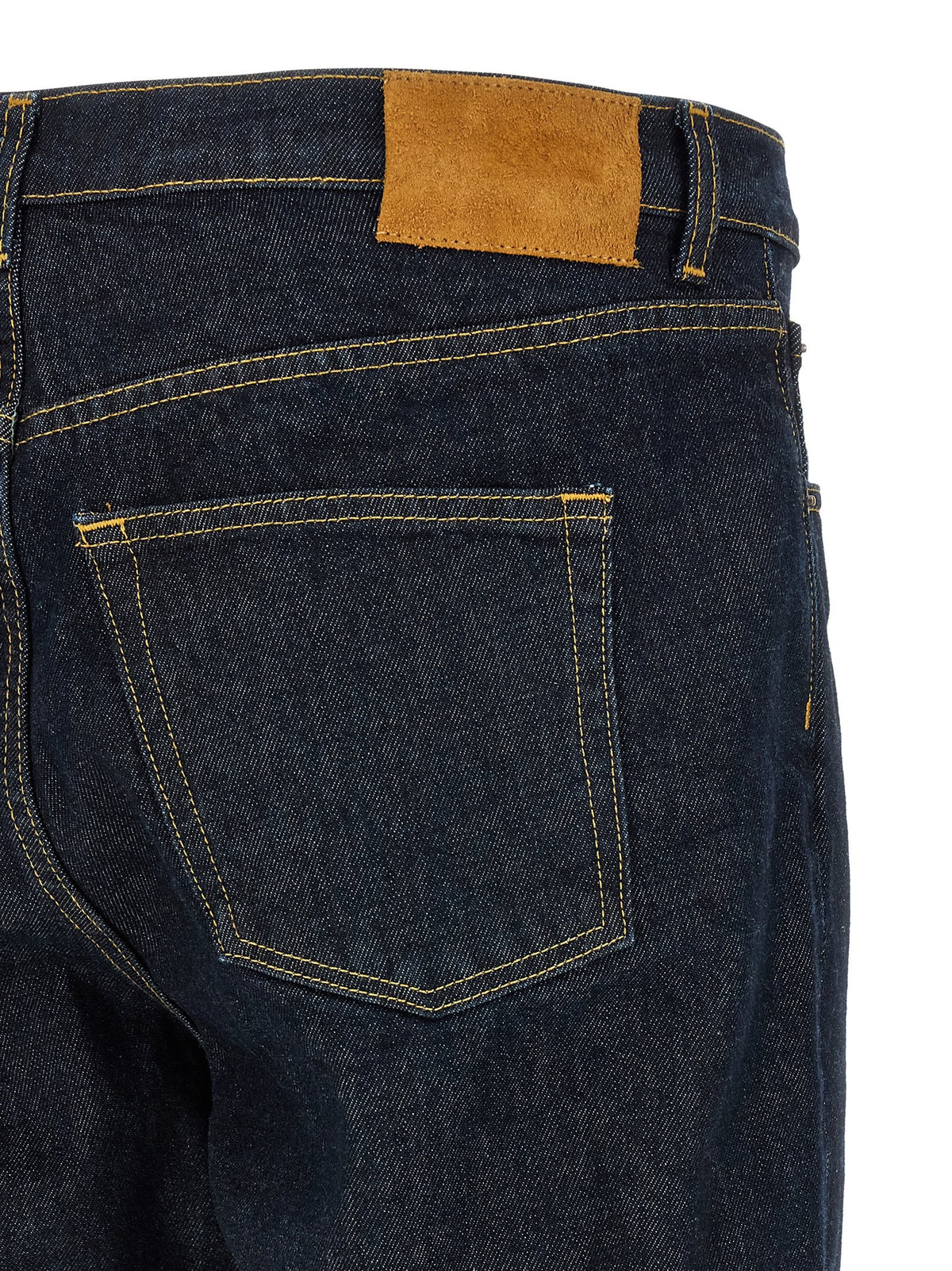 Tapered leg jeans