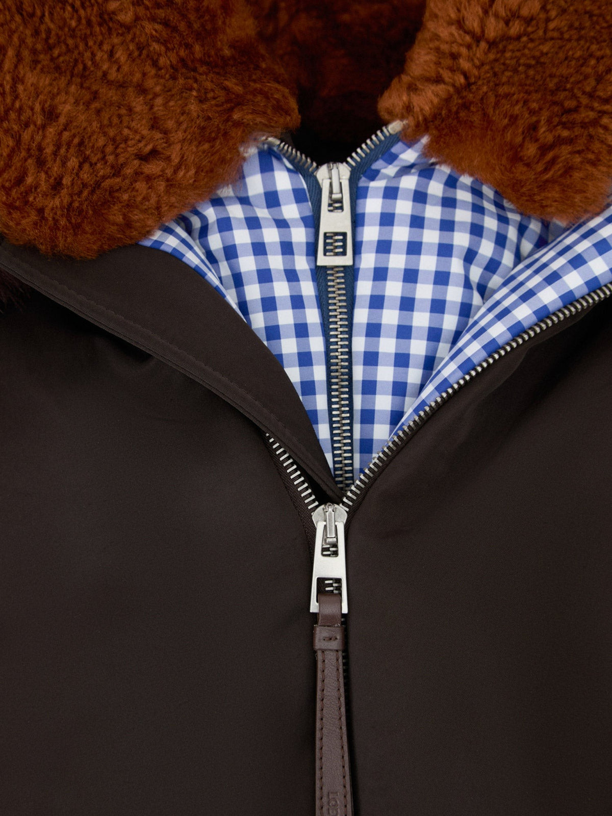 Technical fabric jacket with double-layer structure