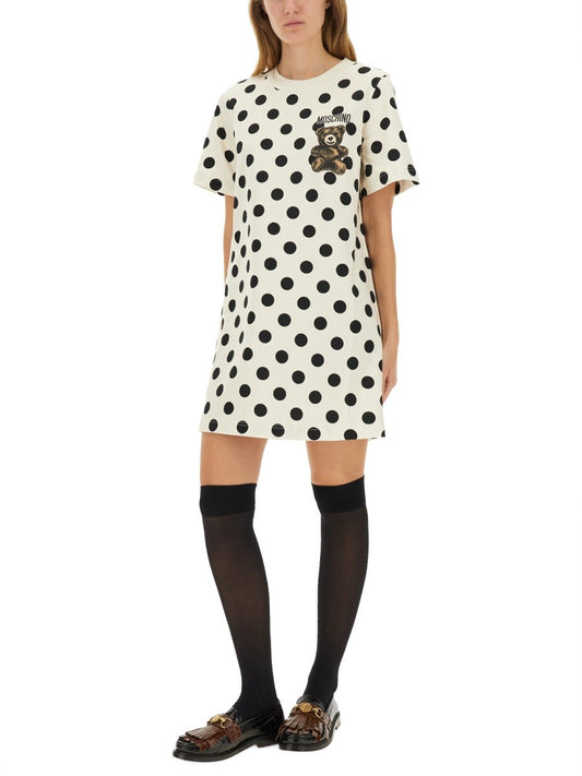 "TEDDY POLKA DOTS" DRESS