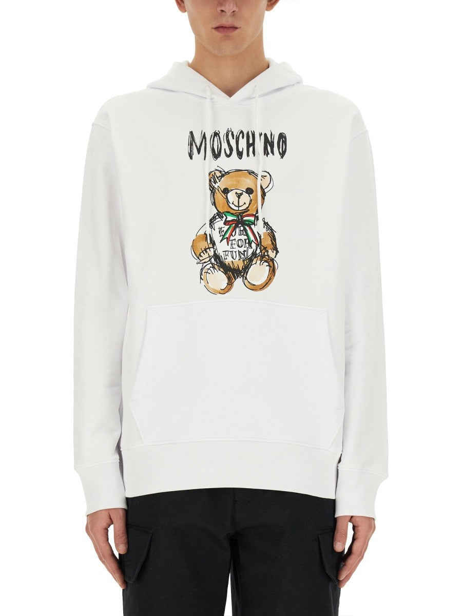 TEDDY PRINT SWEATSHIRT