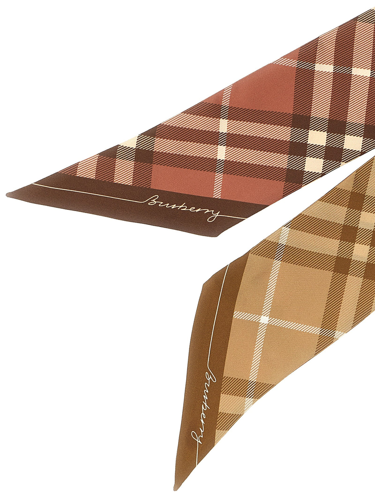 Thin double-sided scarf