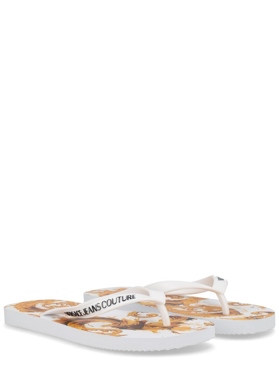 THONG SANDAL WITH LOGO