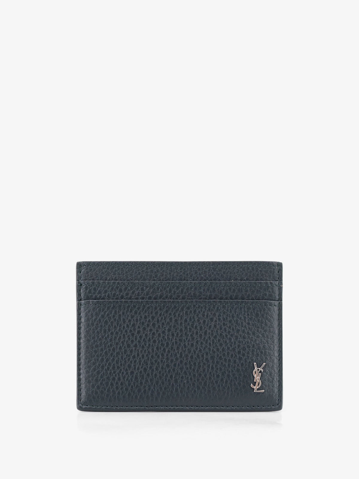 Tiny Cassandre textured leather card holder