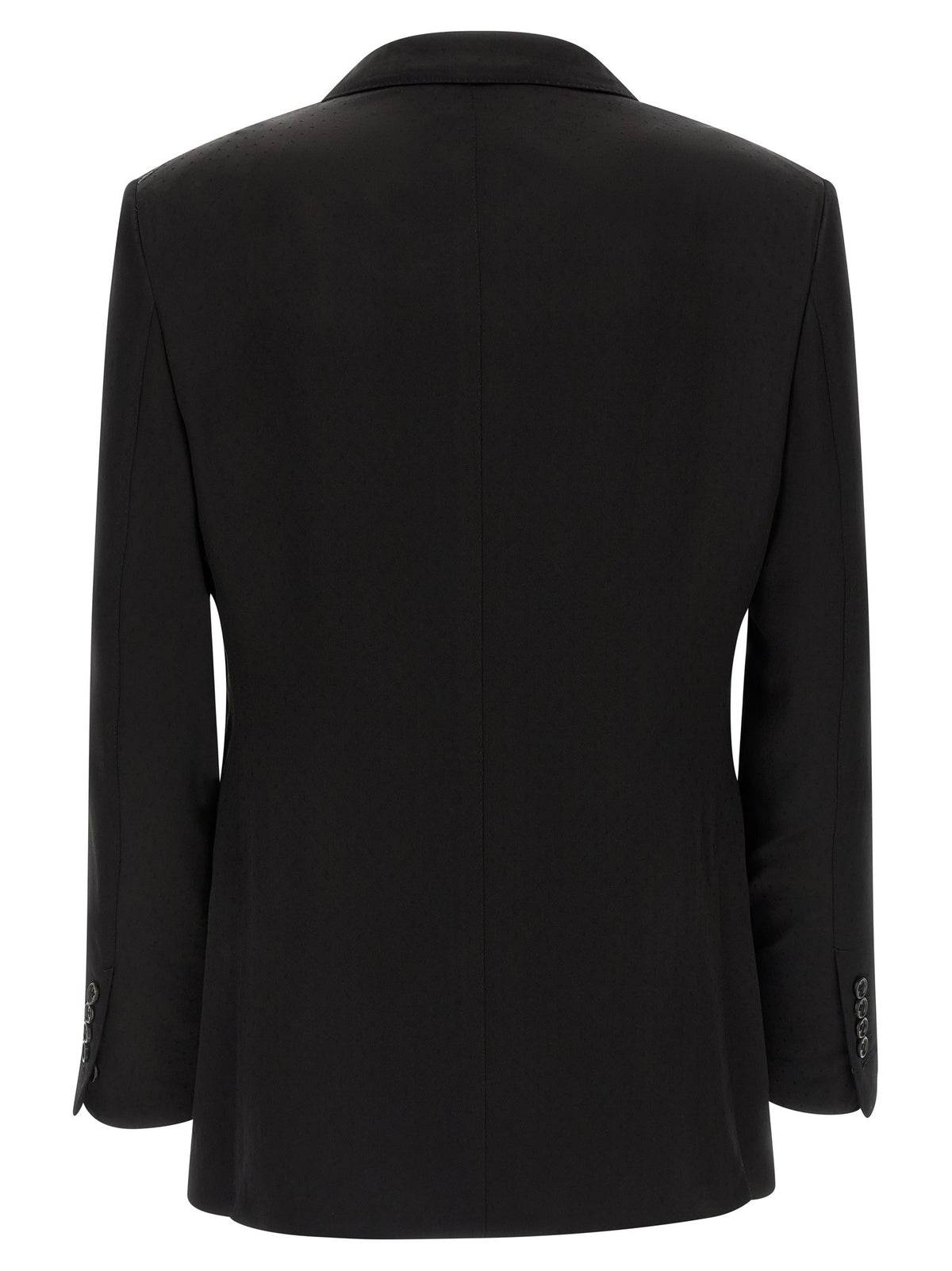 Tone-on-tone polka dot blazer
