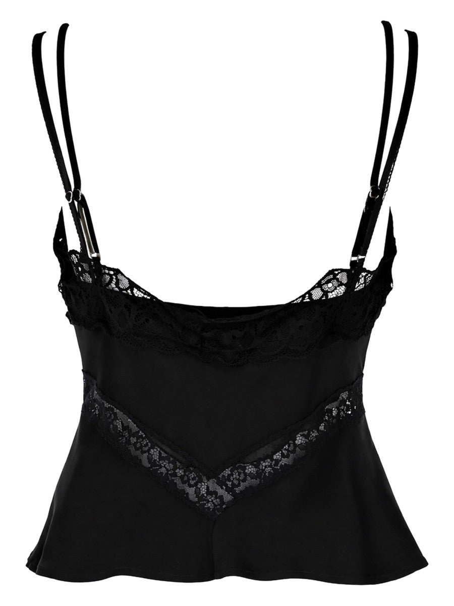 TOP CON DETTAGLI IN PIZZO