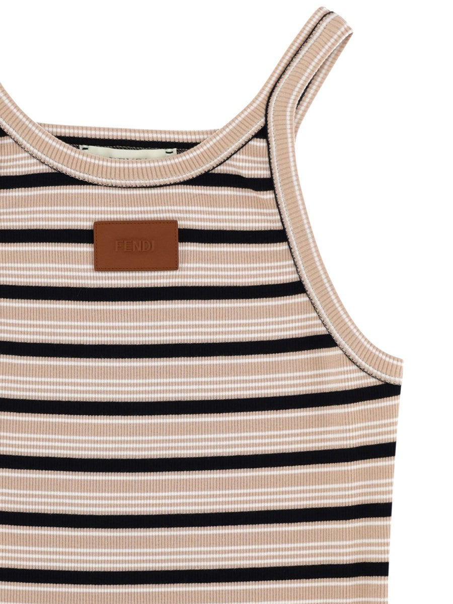 Top in Cotone a Righe