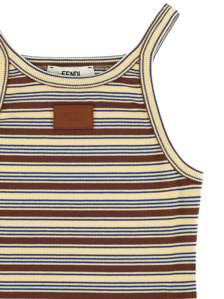 Top in Cotone a Righe