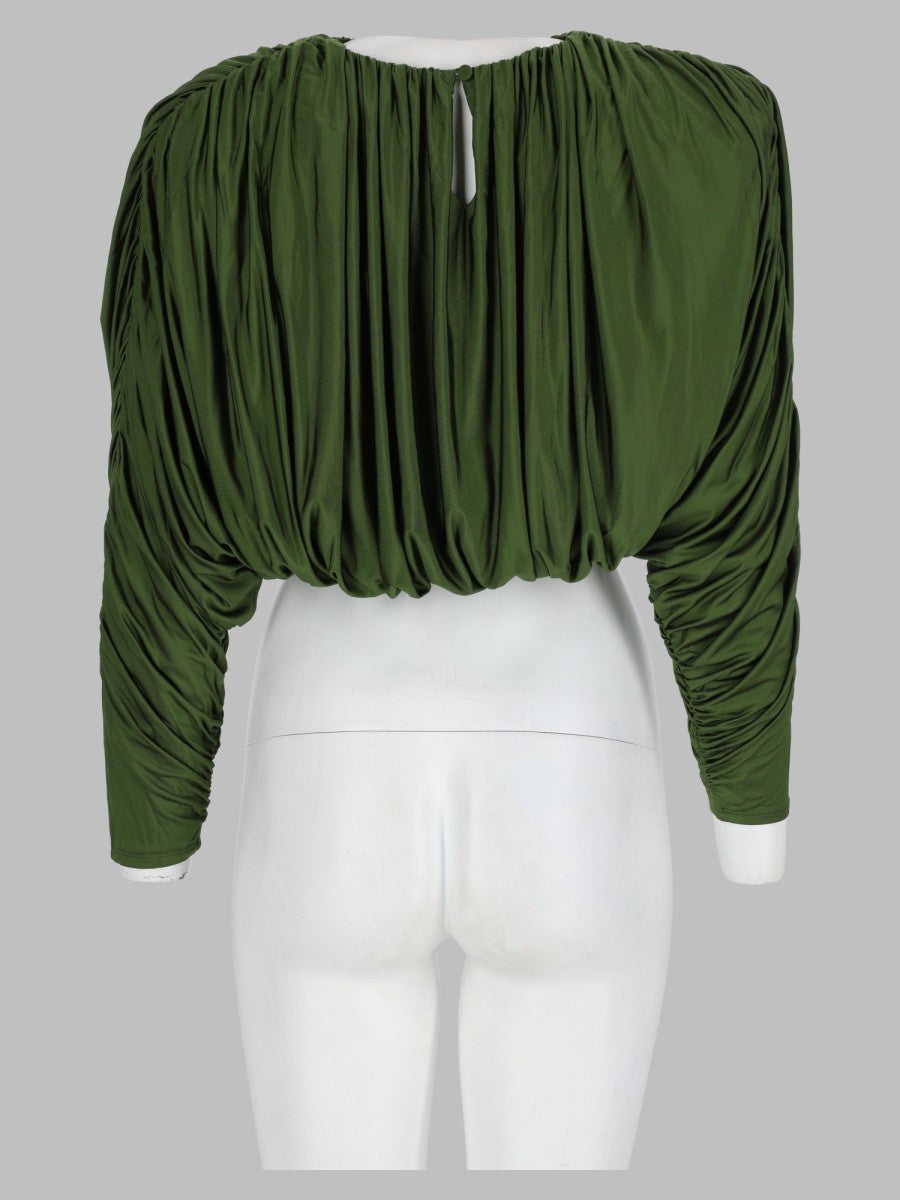 Top in Jersey Drappeggiato