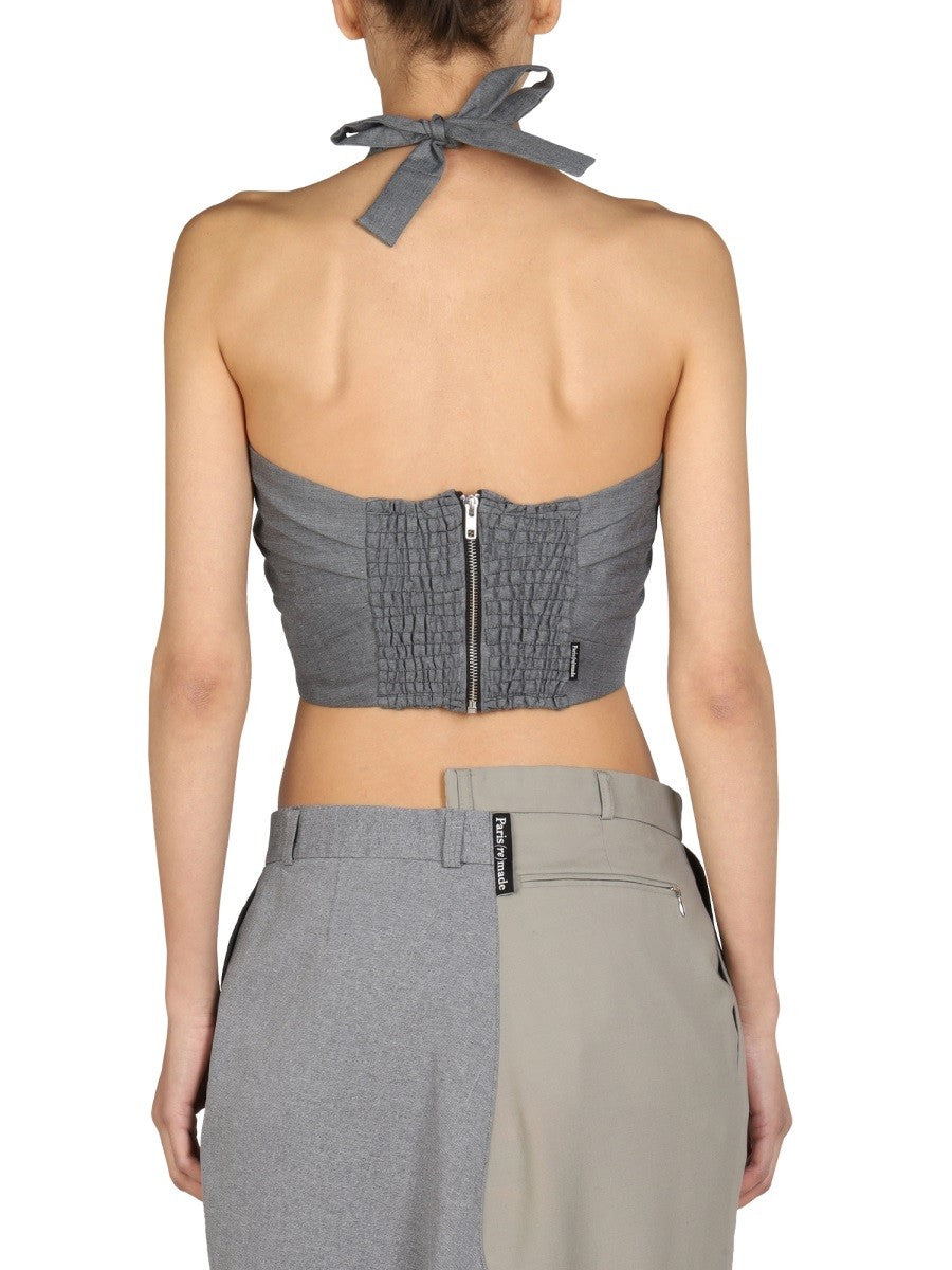 TOP WITH CROSSED STRAPS