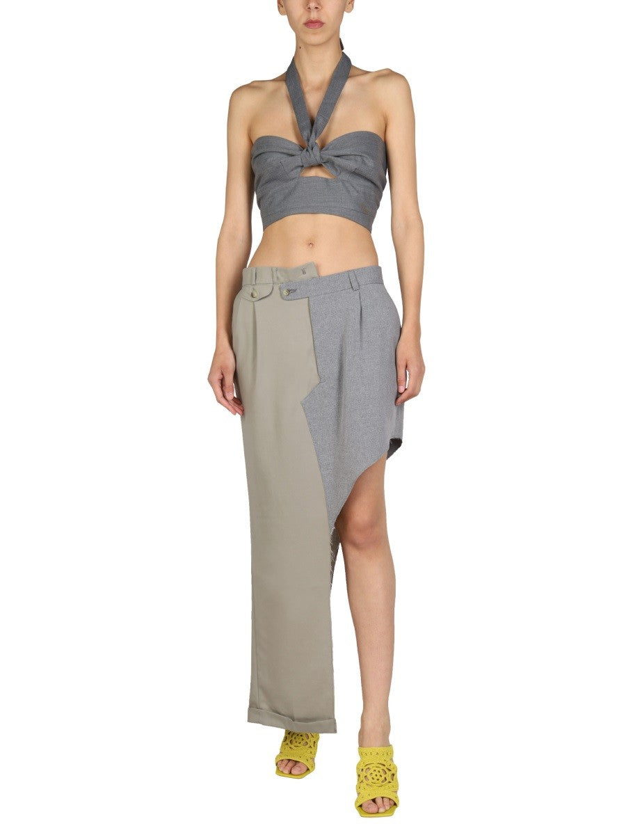 TOP WITH CROSSED STRAPS