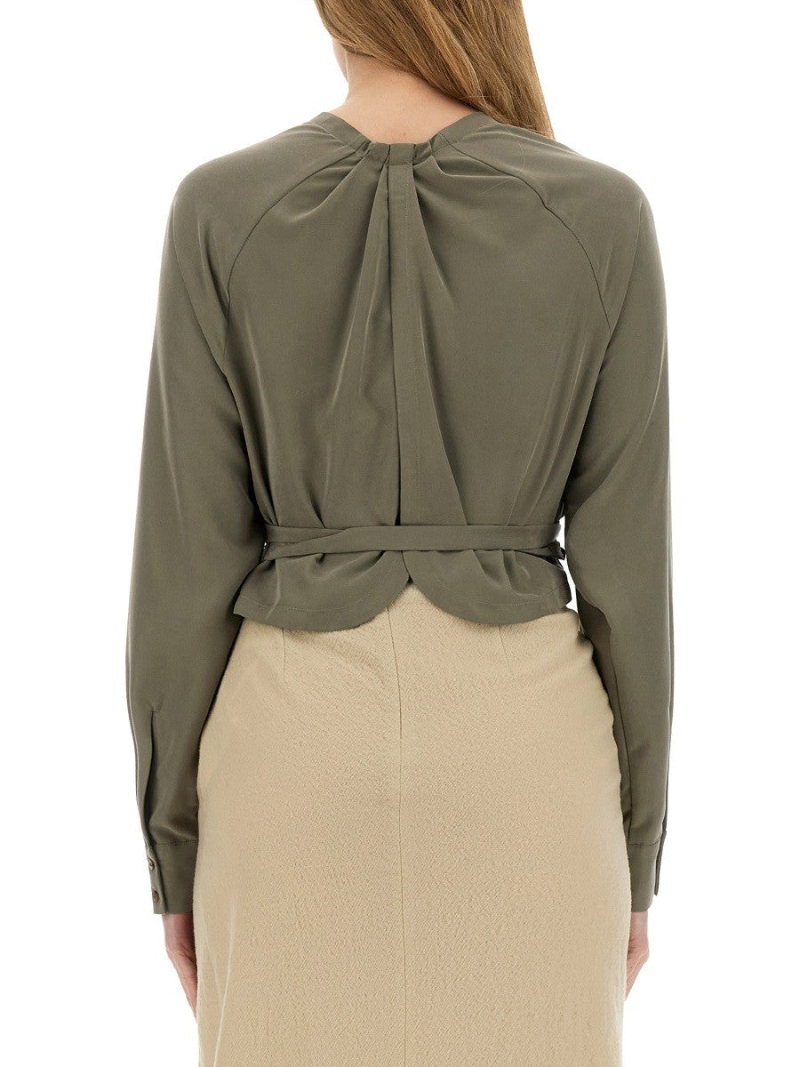 TOP WITH RUFFLES