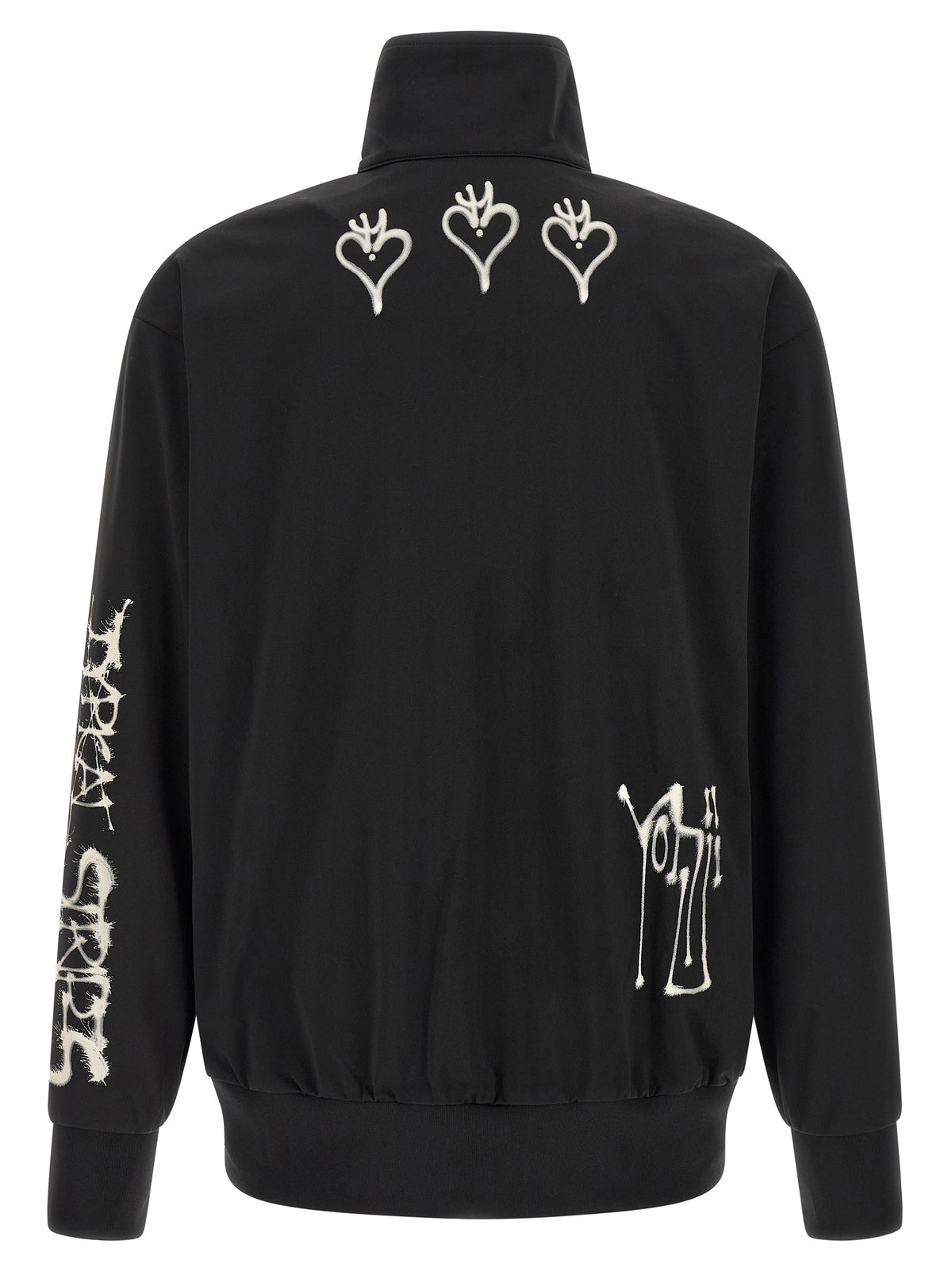 سويت شيرت بسحاب مطبوع عليه "Track Top GFX NYLN"